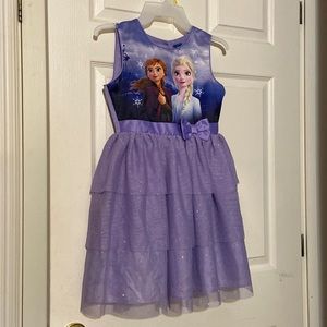 Disney Frozen 2 Girls Fancy Party Dress Size 10